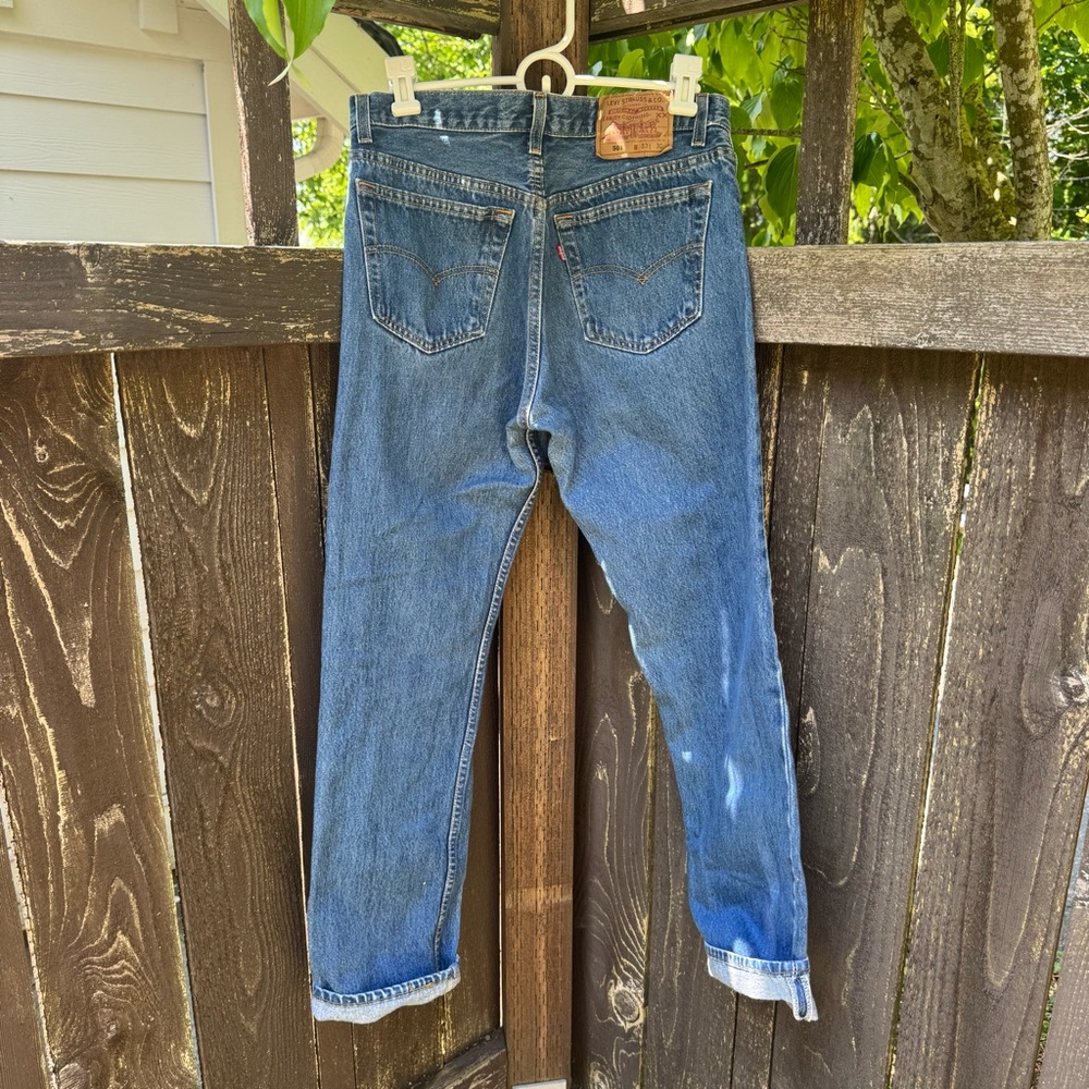 Vintage Levi’s 501s 1990s tagged 33 W x 30 L 1990s